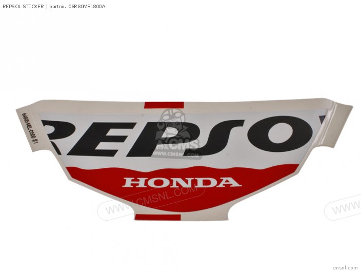 Honda REPSOL STICKER 08R80MEL800A