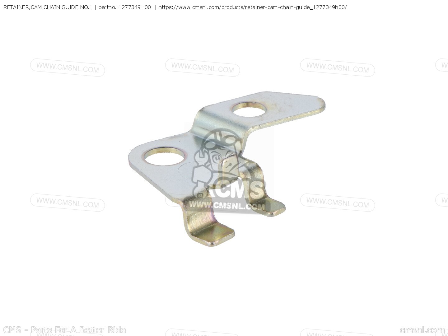 1277349H00 Retainer,cam Chain Guide No.1 Suzuki buy the 1277349H00