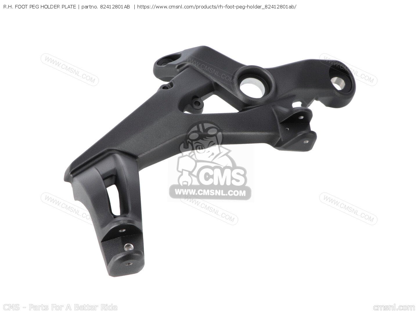 82412801AB: R.h. Foot Peg Holder Plate Ducati - buy the 82412801AB