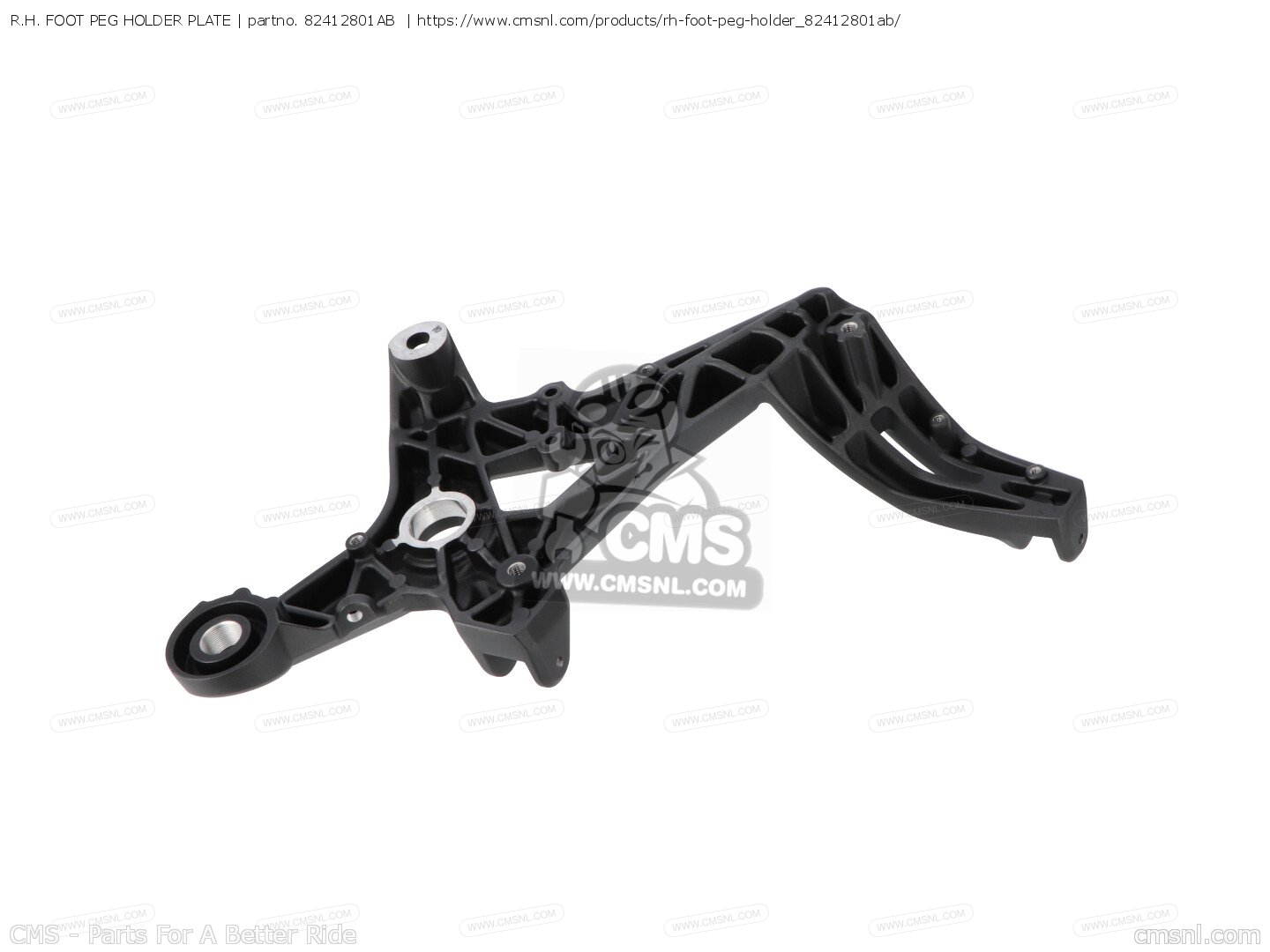 82412801AB: R.h. Foot Peg Holder Plate Ducati - buy the 82412801AB