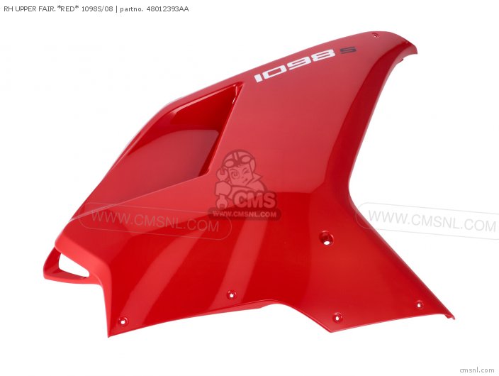 Ducati RH UPPER FAIR.*RED* 1098S/08 48012393AA