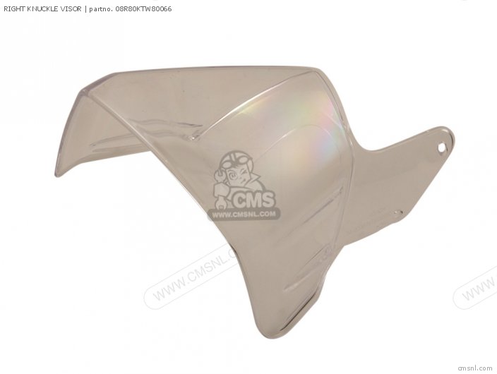 Honda RIGHT KNUCKLE VISOR 08R80KTW80066