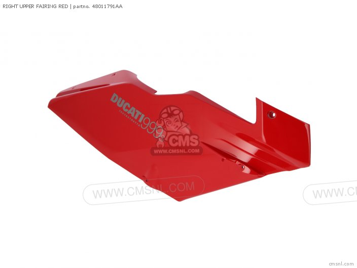 Ducati RIGHT UPPER FAIRING RED 48011791AA