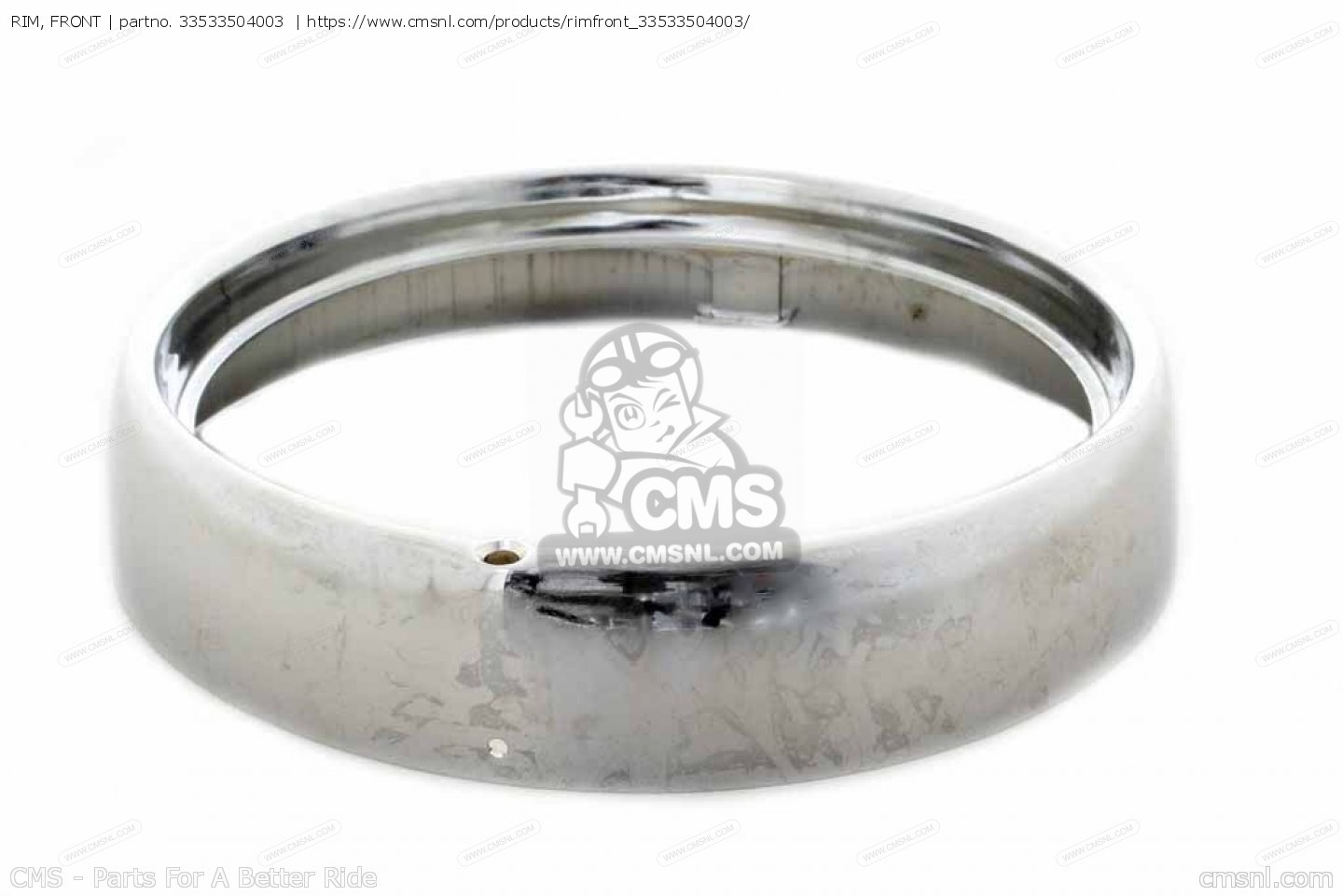 33533504003: RIM, FRONT Honda - buy the 33533-504-003 at CMSNL