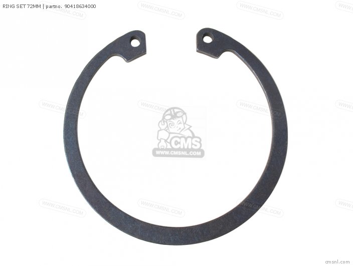 Honda RING SET 72MM 90418634000