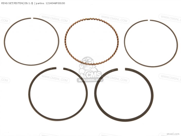 Suzuki RING SET,PISTON(OS:1.0) 1214046F00100 Suzuki RING SET,PISTON(OS:1.0) 1214046F00100