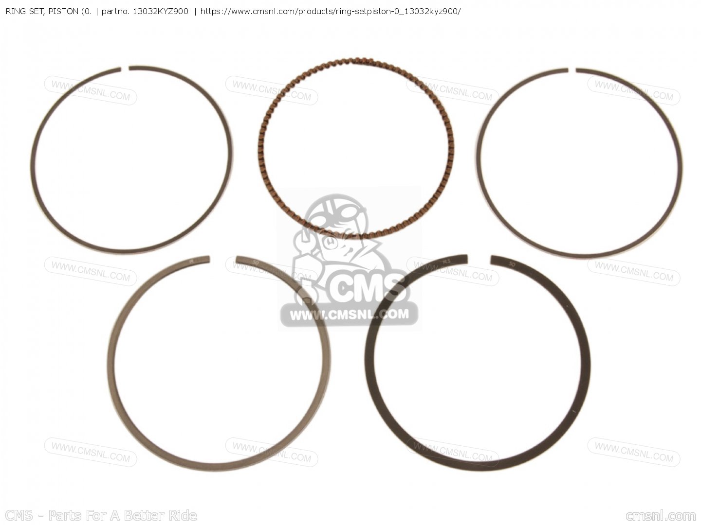 13032KYZ900 Ring Set,piston O Honda buy the 13032KYZ900 at CMSNL