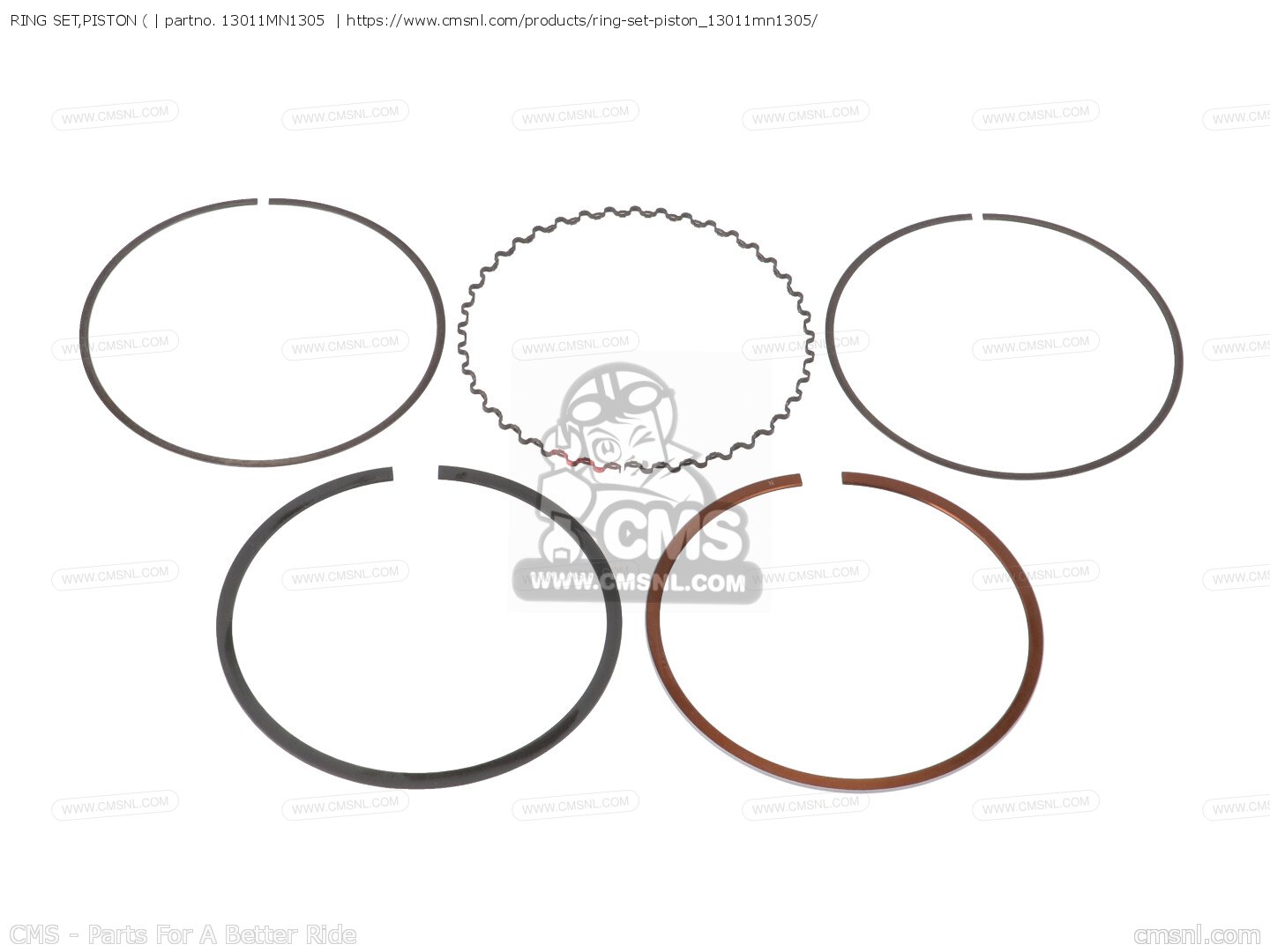 RING SET,PISTON ( for XR600R 1994 (R) EUROPEAN DIRECT SALES order at