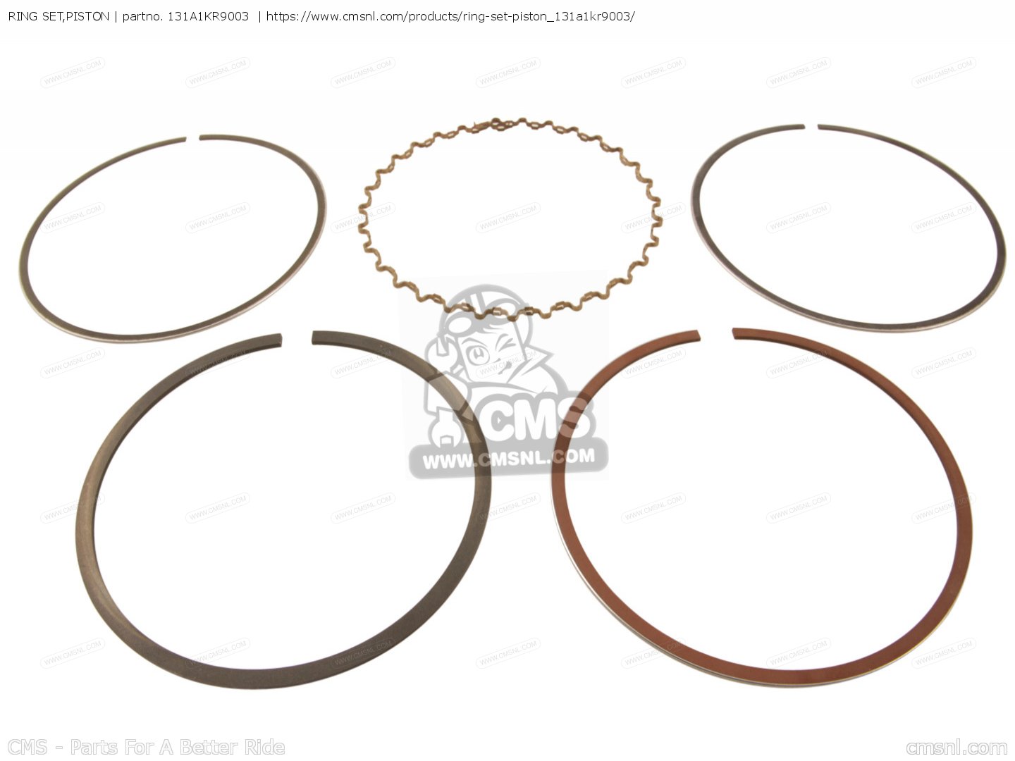 131A1KR9003 Ring Set,piston Honda buy the 131A1KR9003 at CMSNL