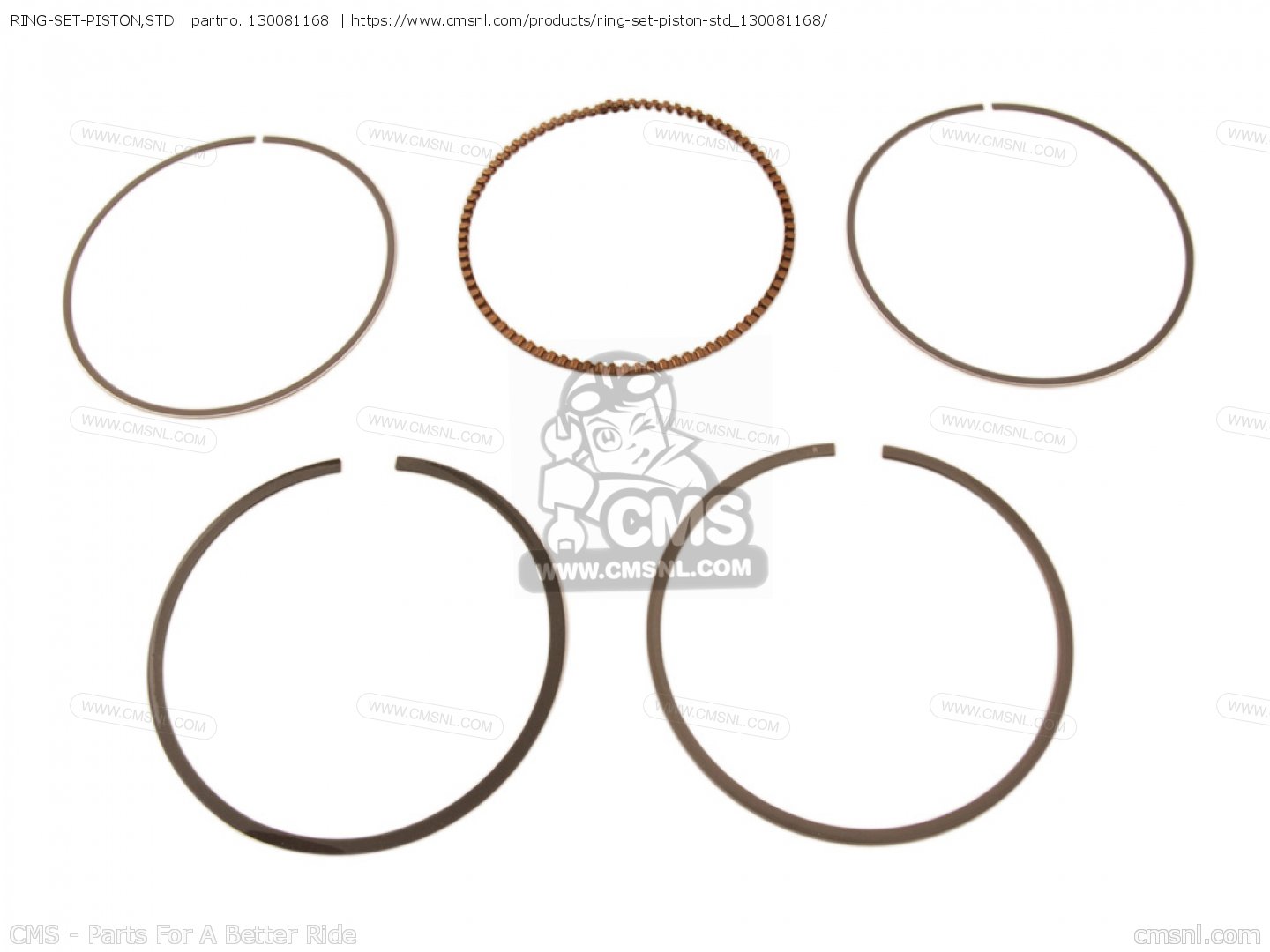 RING-SET-PISTON,STD for Kawasaki - order at CMSNL