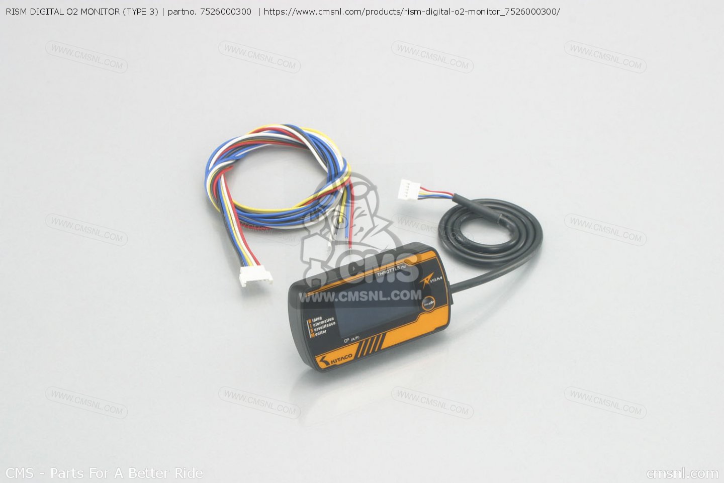7526000300: RISM DIGITAL O2 MONITOR (TYPE 3) Kitaco - buy the 752 ...