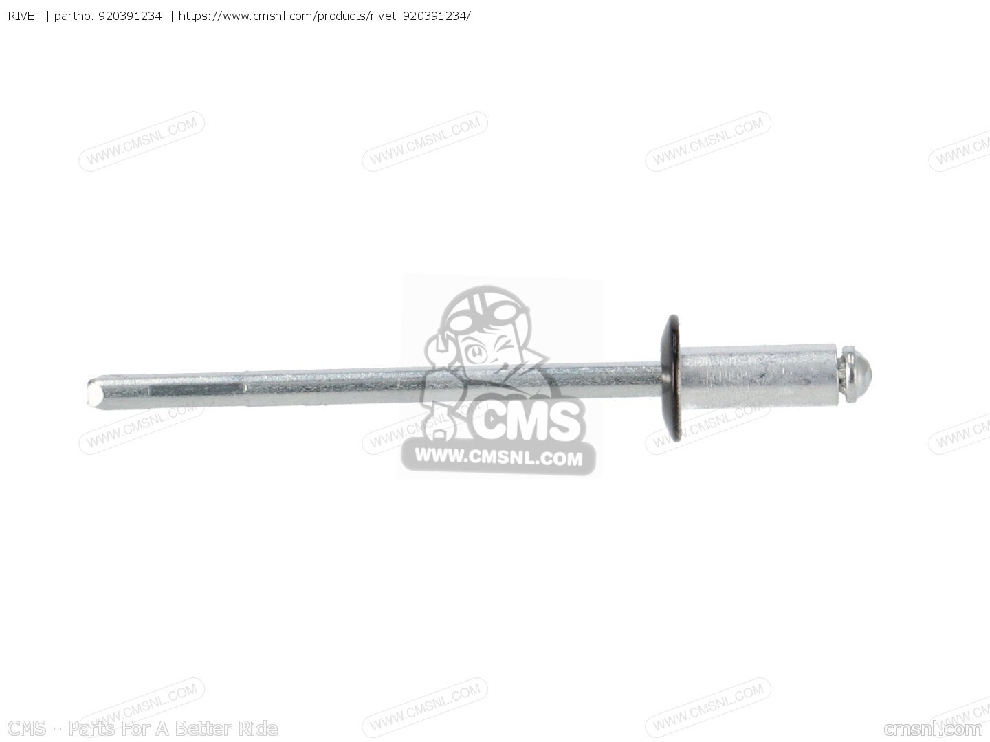 920391234: RIVET Kawasaki - buy the 92039-1234 at CMSNL