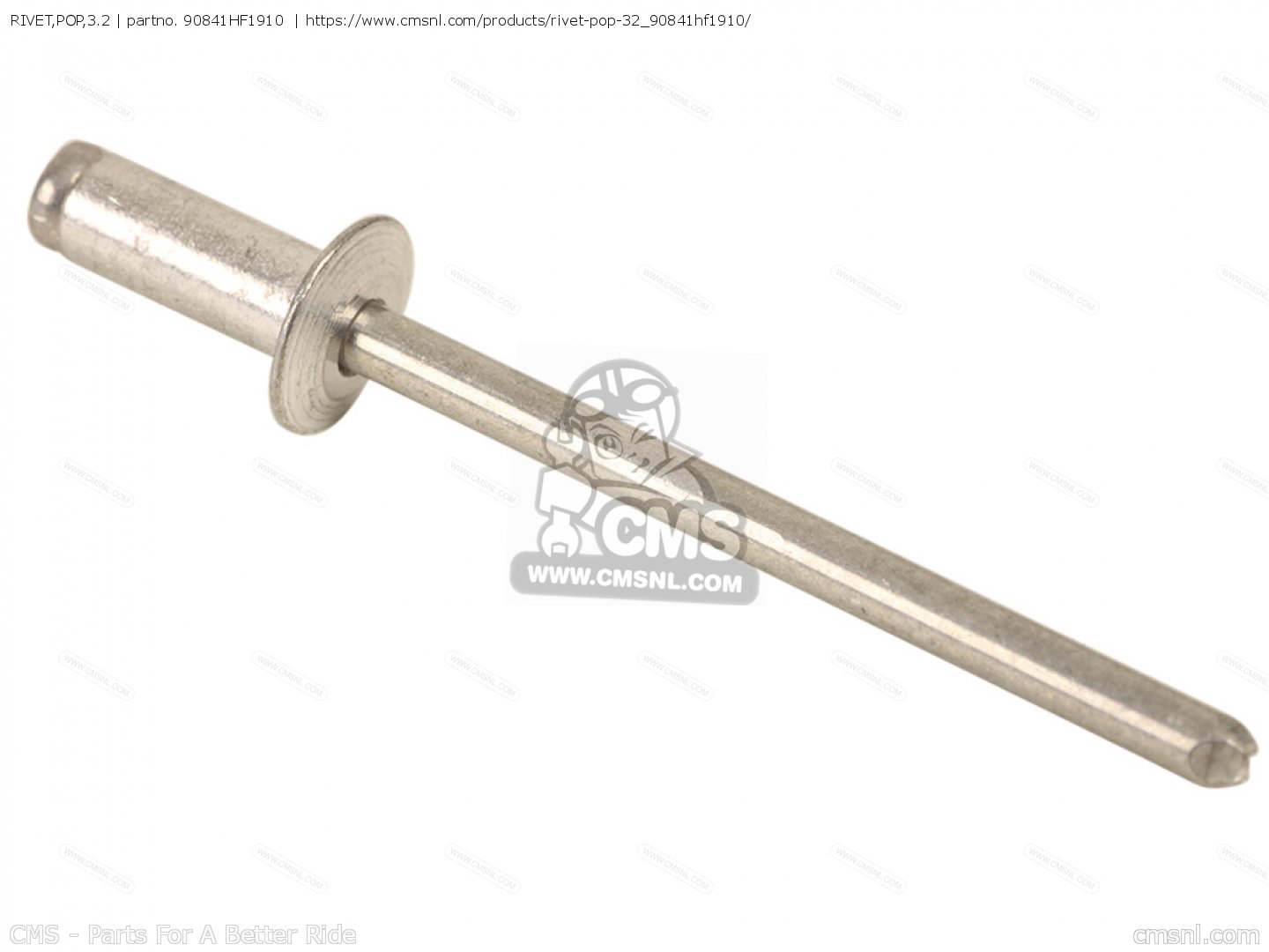 RIVET,POP,3.2 for TRX350FM1 FOURTRAX 350 4X4ES 2001 (1) USA order at