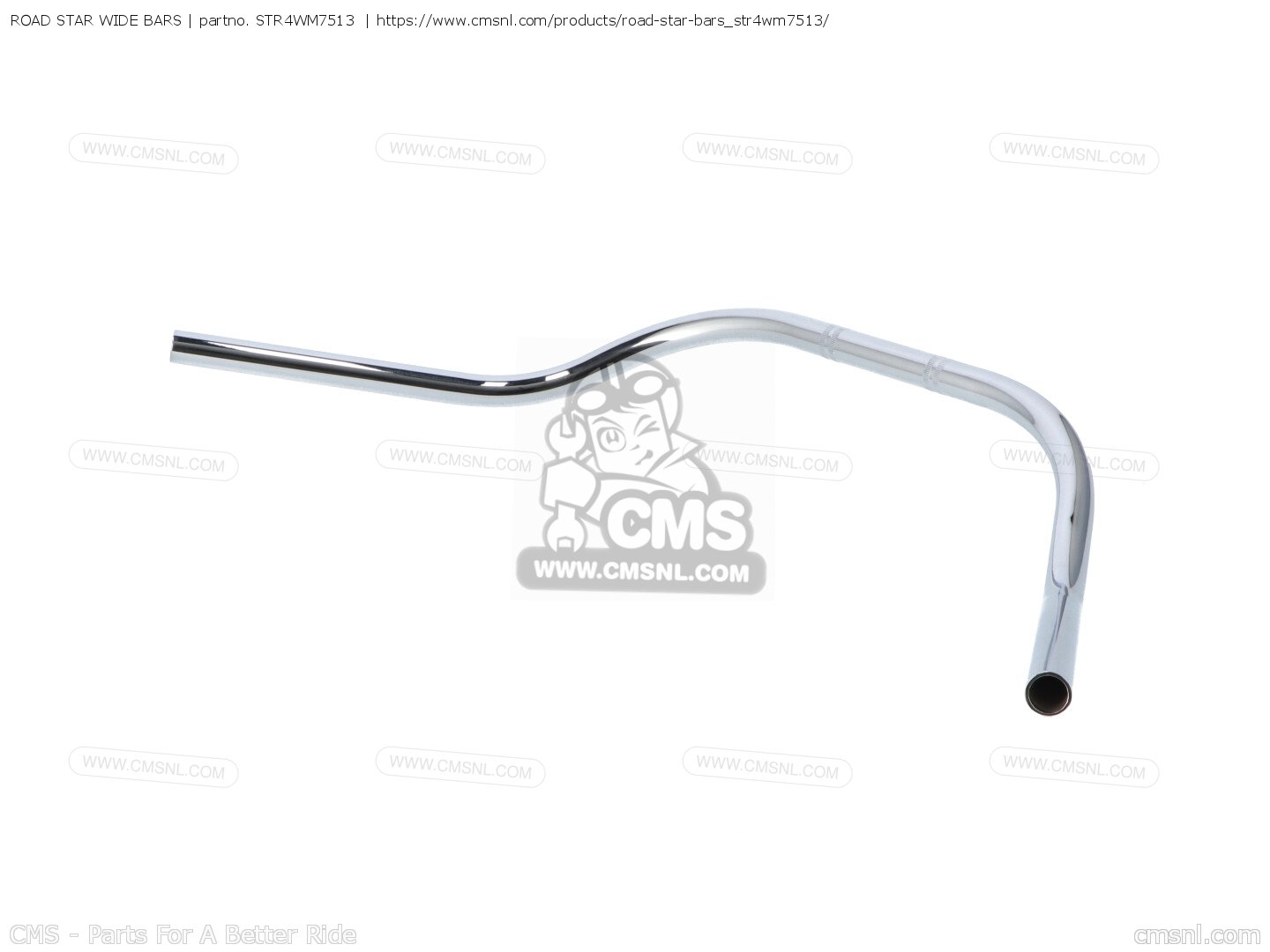 STR4WM7513 Road Star Wide Bars Yamaha buy the STR4WM7513 at CMSNL