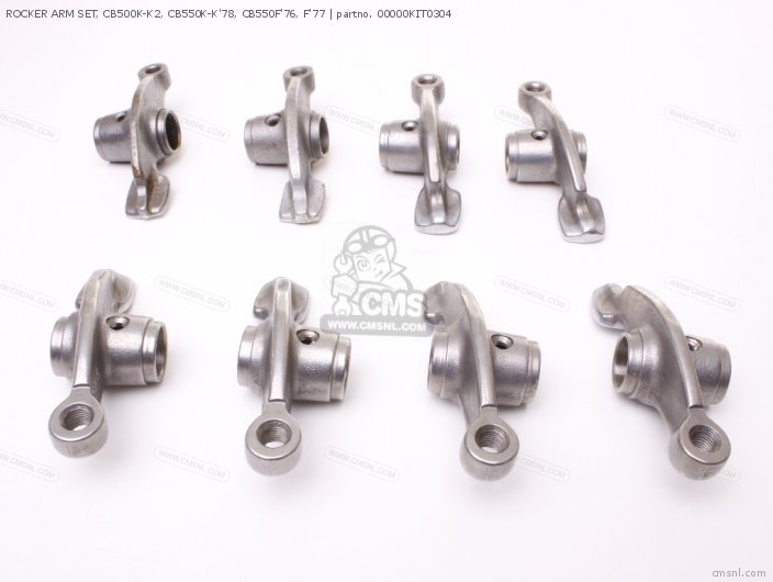 Honda ROCKER ARM SET, CB500K-K2, CB550K-K78, CB550F76, F77 00000KIT0304