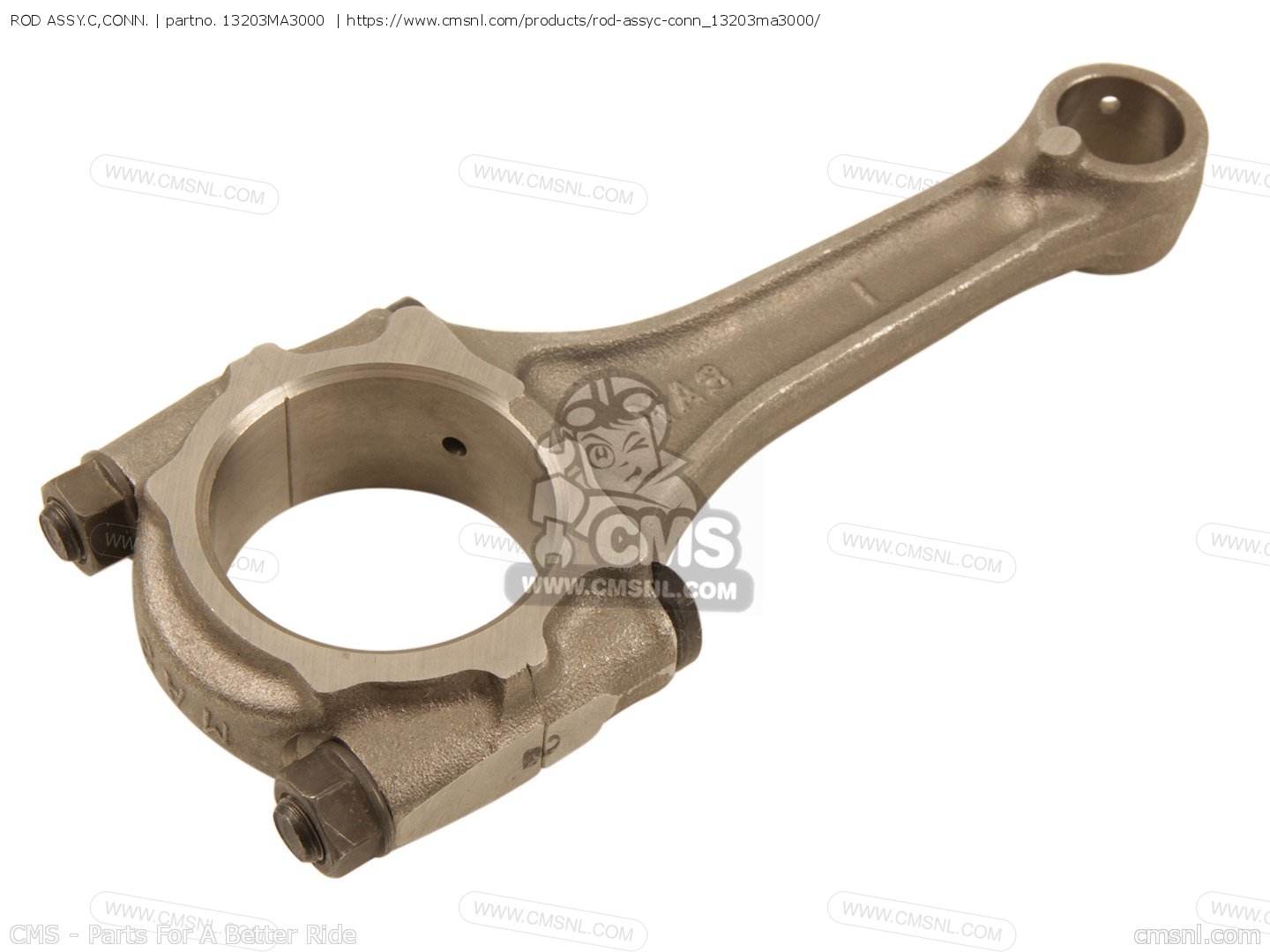 13203MA3000: ROD ASSY.C,CONN. Honda - buy the 13203-MA3-000 at CMSNL