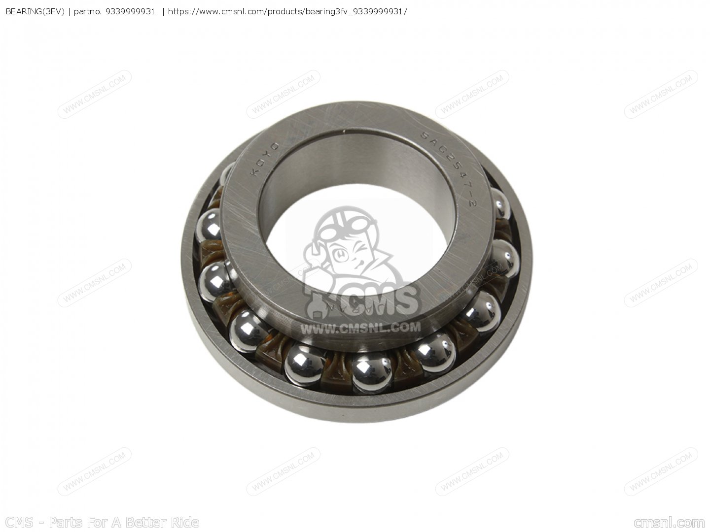 9339999931: Rodamiento 3FV Yamaha - compre el 93399-99931-00 en CMSNL