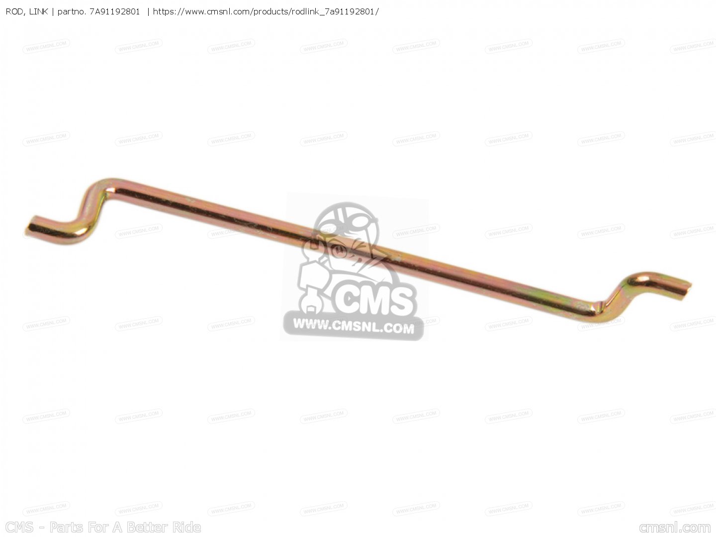 ROD, LINK for YS624T SNOW THROWER 1988 order at CMSNL