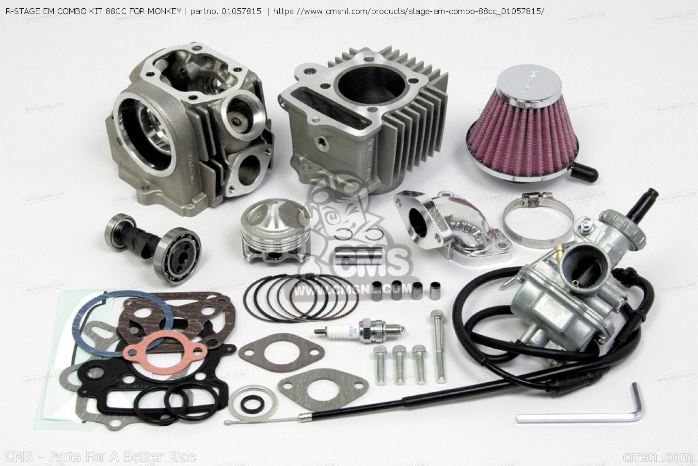 01057815: R-STAGE EM COMBO KIT 88CC FOR MONKEY Takegawa - buy the 01-05 ...