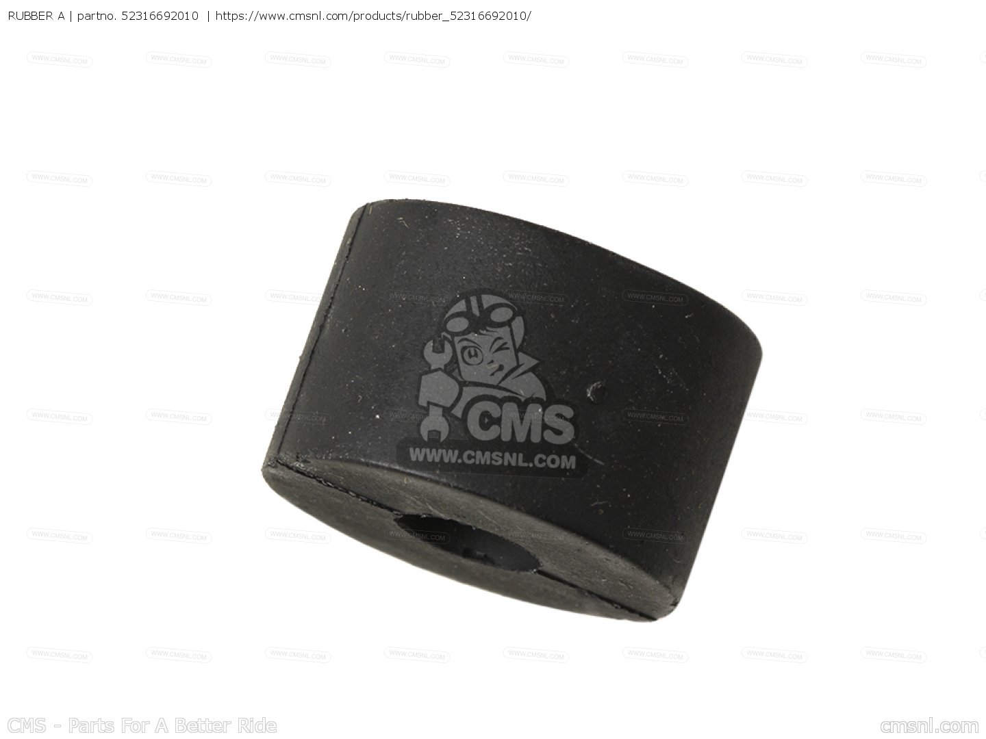 52316692010: Rubber A Honda - buy the 52316-692-010 at CMSNL