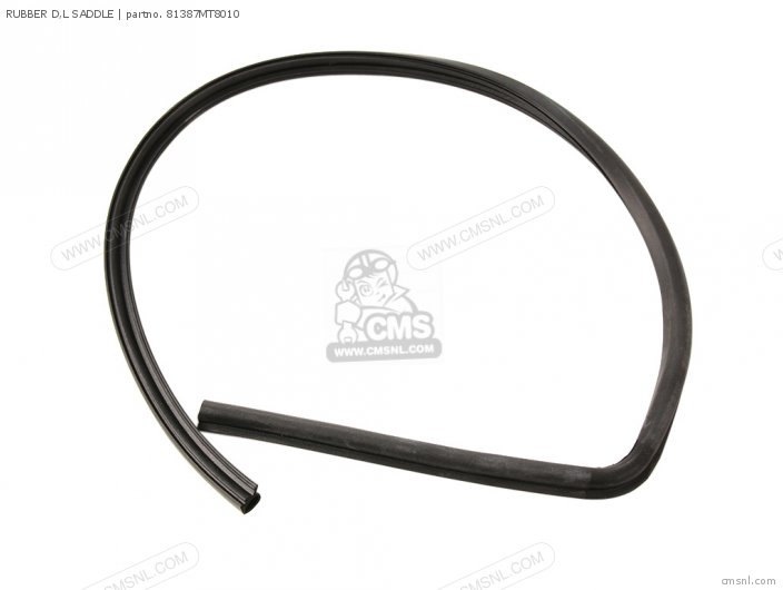 Honda RUBBER D,L SADDLE 81387MT8010
