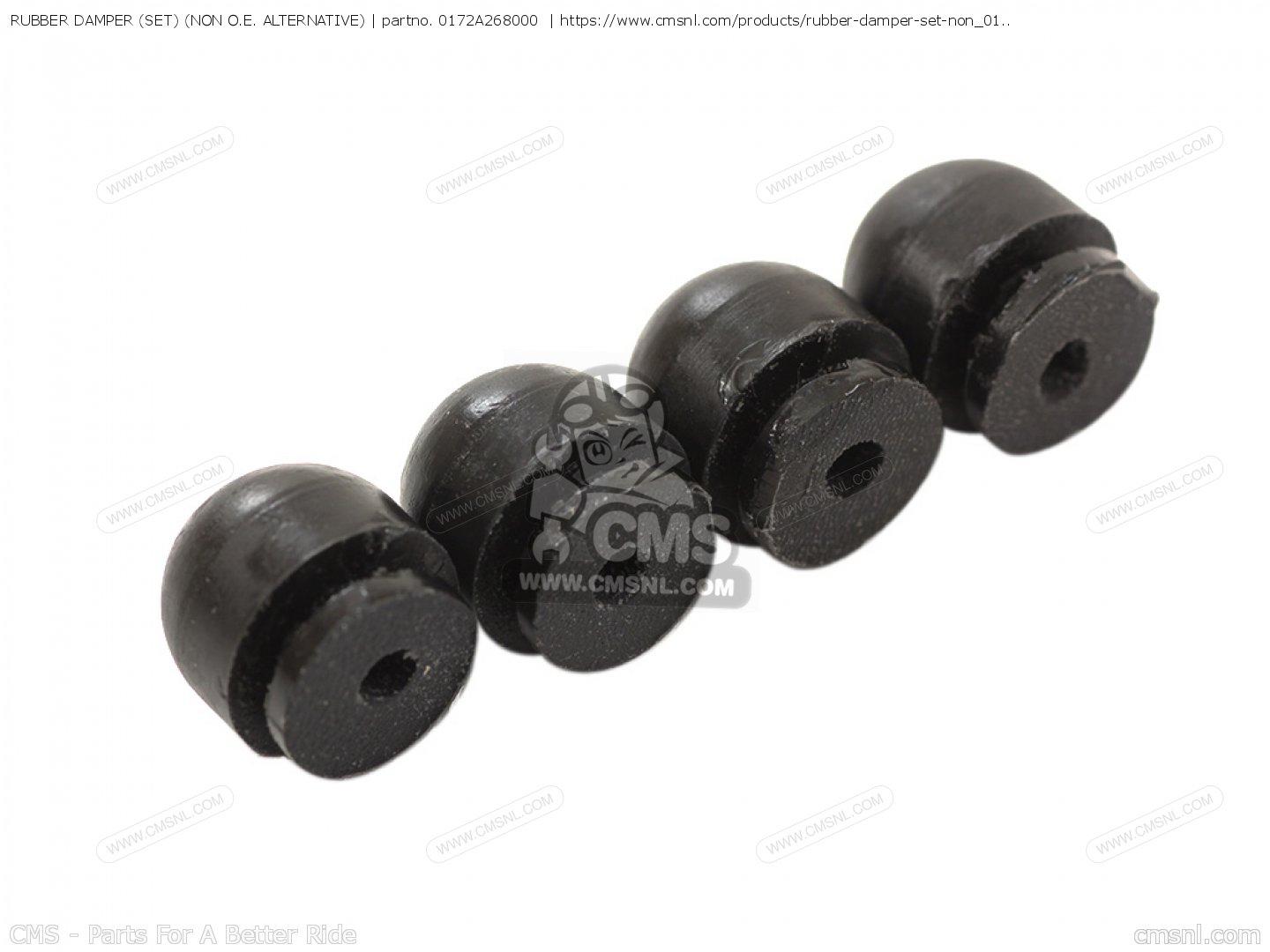 0172A268000 Rubber Damper (set) (non O.e. Alternative) Honda buy the