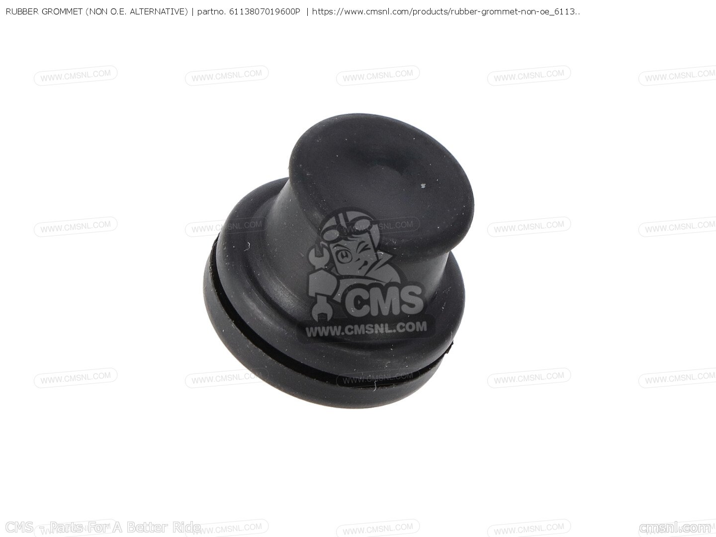 6113807019600P Rubber Grommet (non O.e. Alternative) Alternative Parts