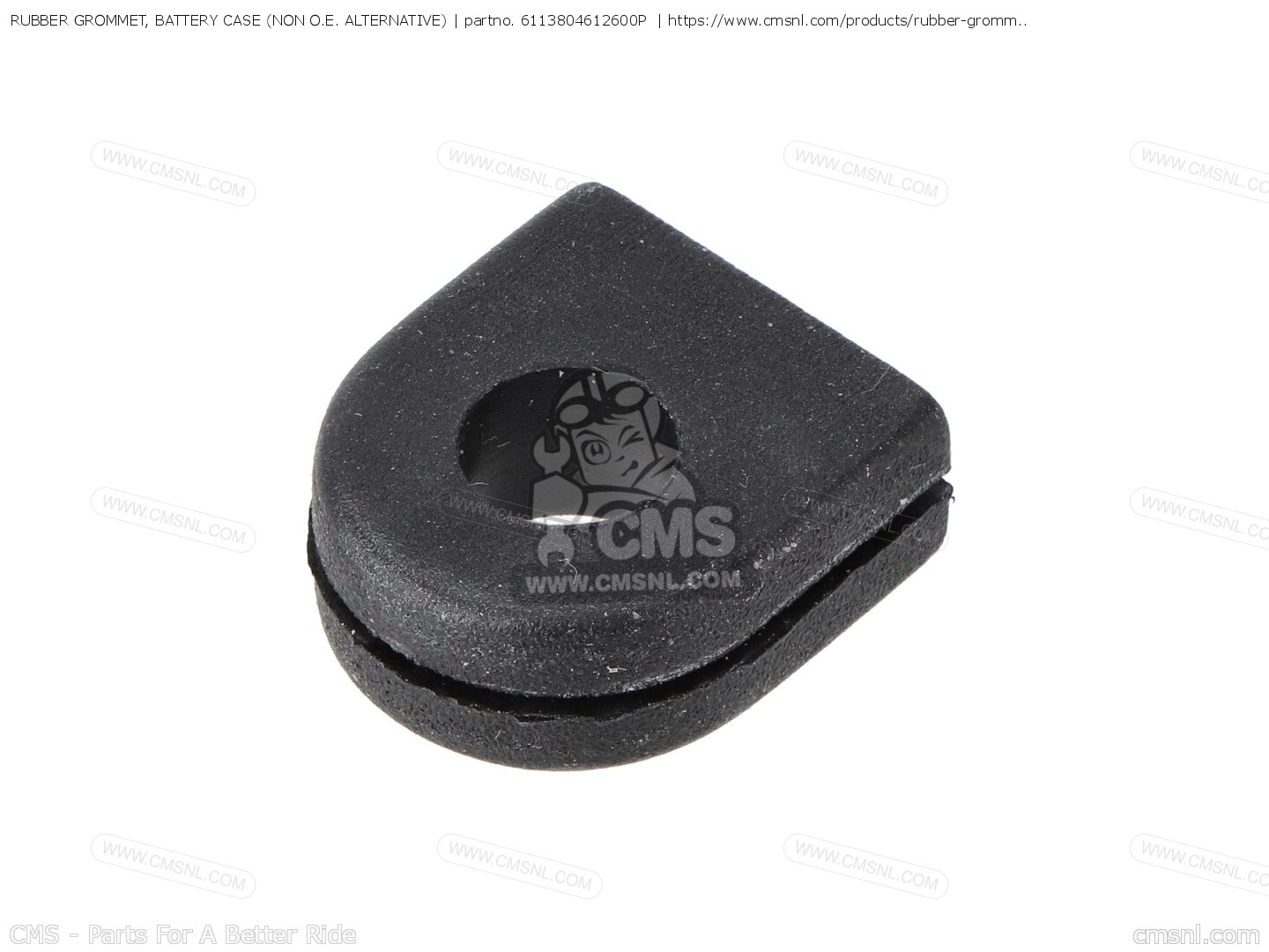 6113804612600P Rubber Grommet, Battery Case (non O.e. Alternative