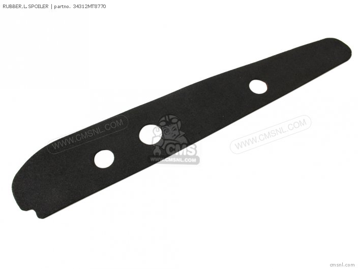 Honda RUBBER,L.SPOILER 34312MT8770 Honda RUBBER,L.SPOILER 34312MT8770