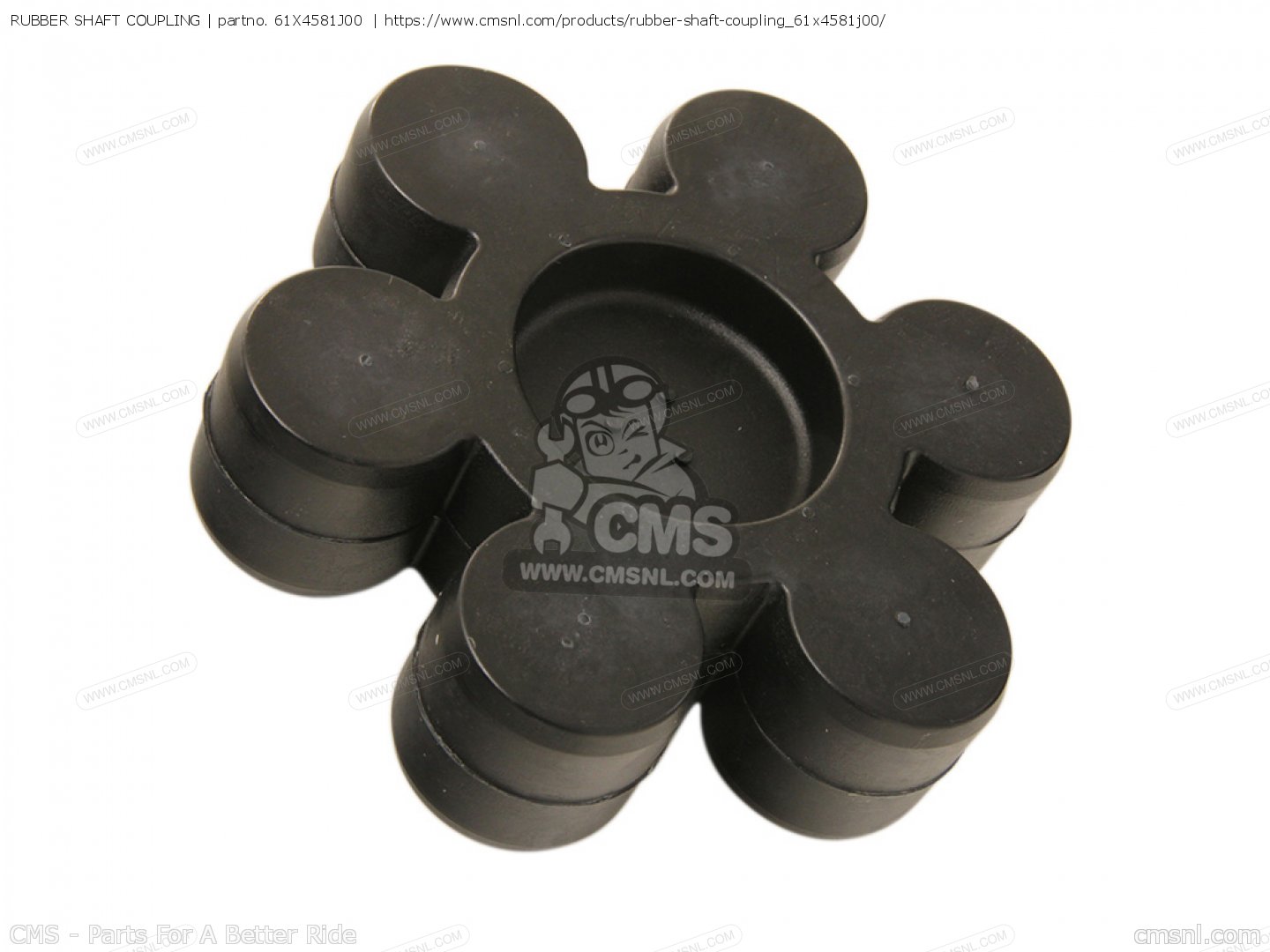 61X4581J00 Rubber Shaft Coupling Yamaha buy the 61X4581J0000 at CMSNL
