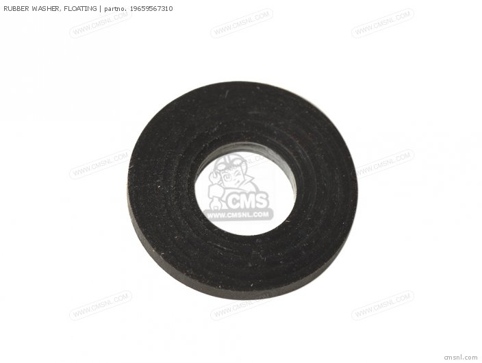 Honda RUBBER WASHER, FLOATING 19659567310 Honda RUBBER WASHER, FLOATING 19659567310