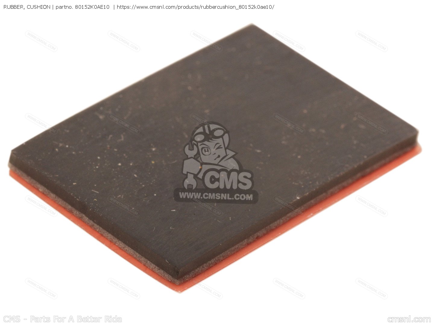 80152K0AE10 Rubber,cushion Honda buy the 80152K0AE10 at CMSNL