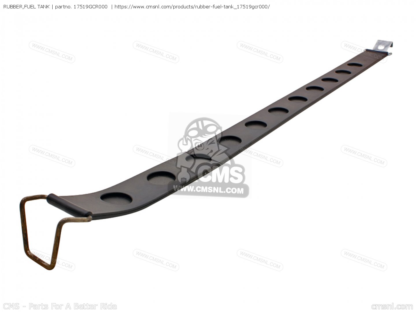 17519GCR000 Rubber,fuel Tank Honda buy the 17519GCR000 at CMSNL