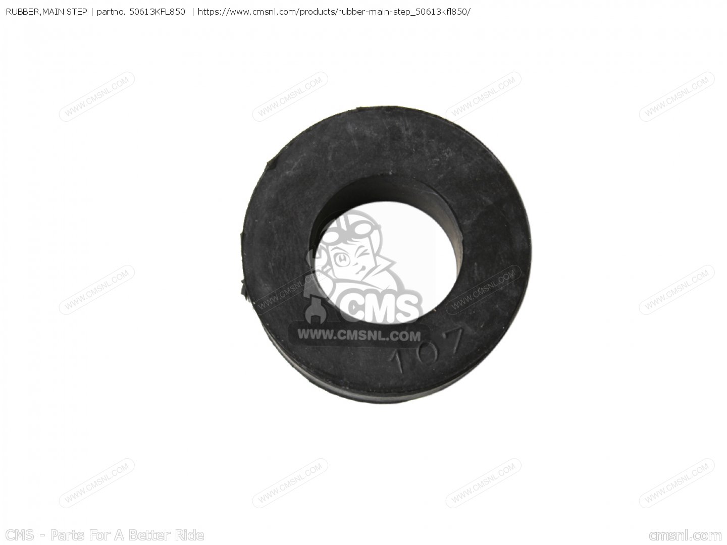 RUBBER,MAIN STEP for ANF125 INNOVA 2003 (3) EUROPEAN DIRECT SALES ...