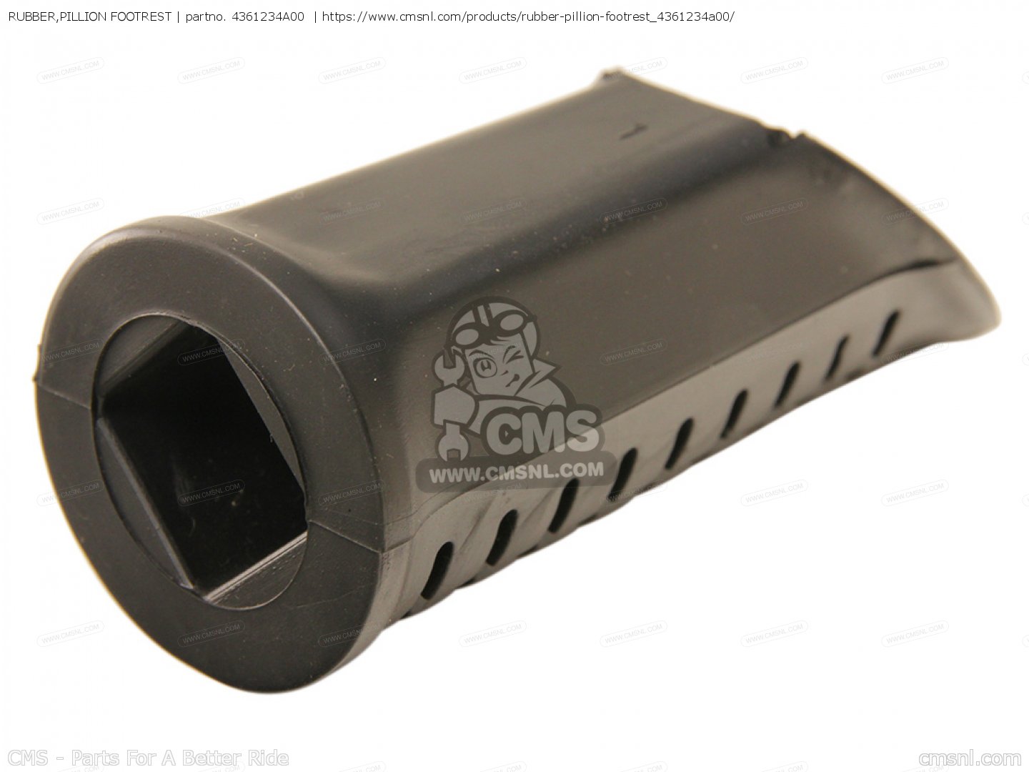 RUBBER,PILLION FOOTREST for AY50WR 1998 (W) order at CMSNL