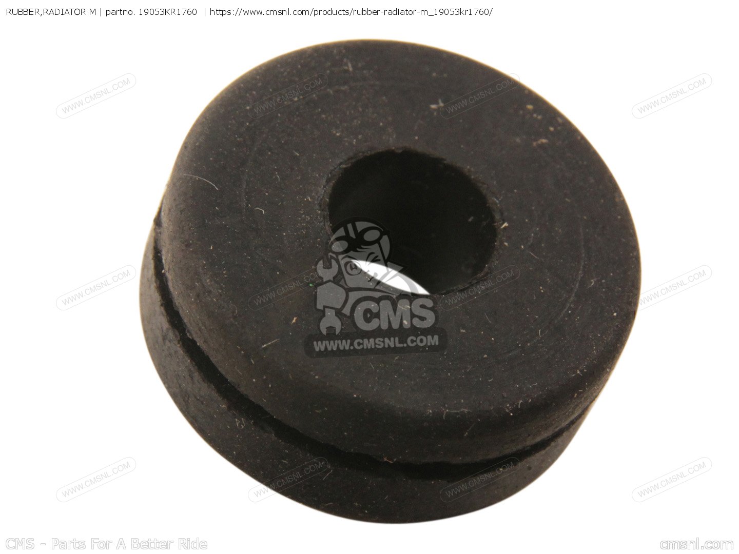 19053KR1760 Rubber,radiator M Honda buy the 19053KR1760 at CMSNL