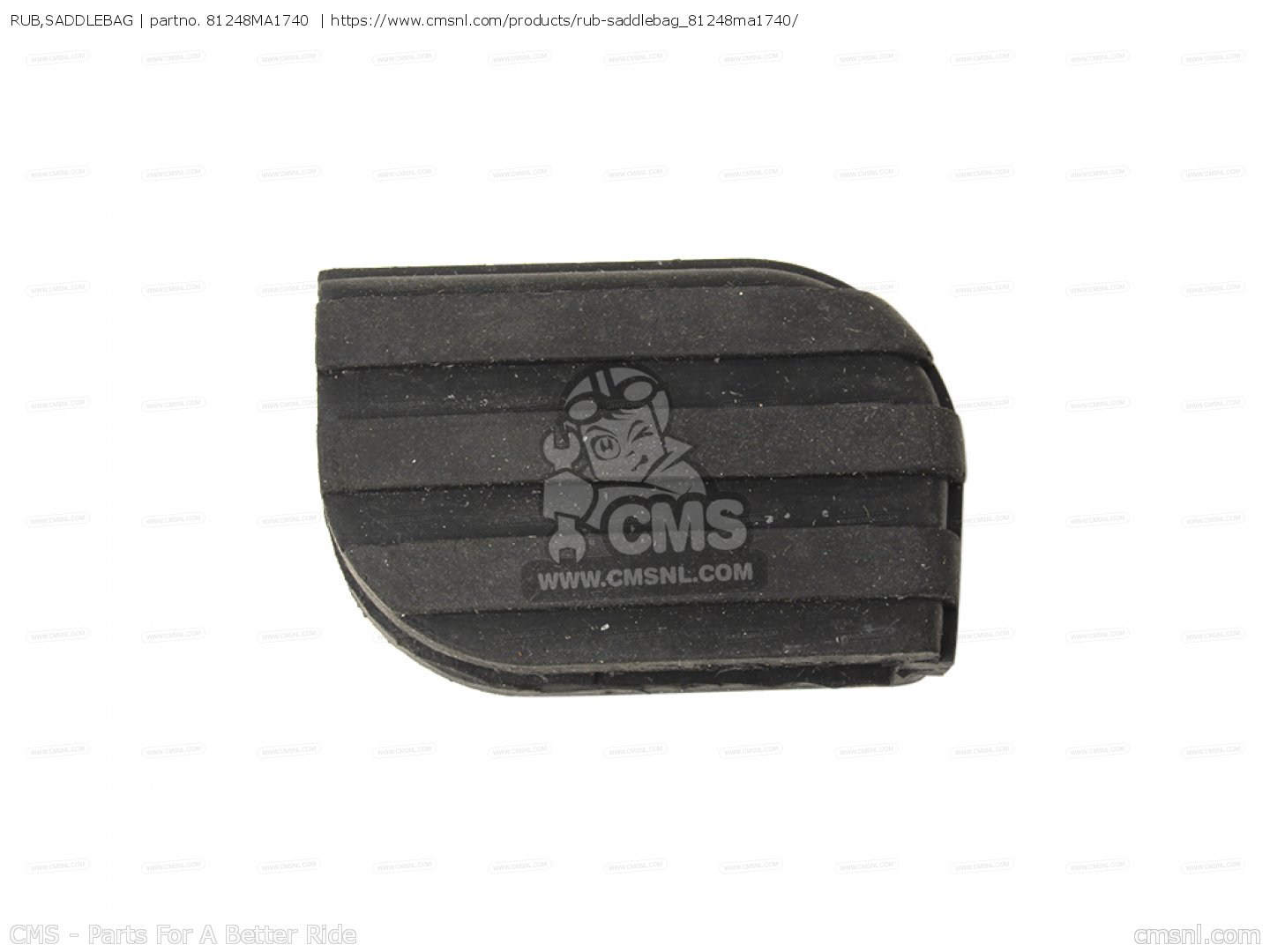 RUB,SADDLEBAG for GL500I SILVERWING INTERSTATE 1982 (C) USA order at