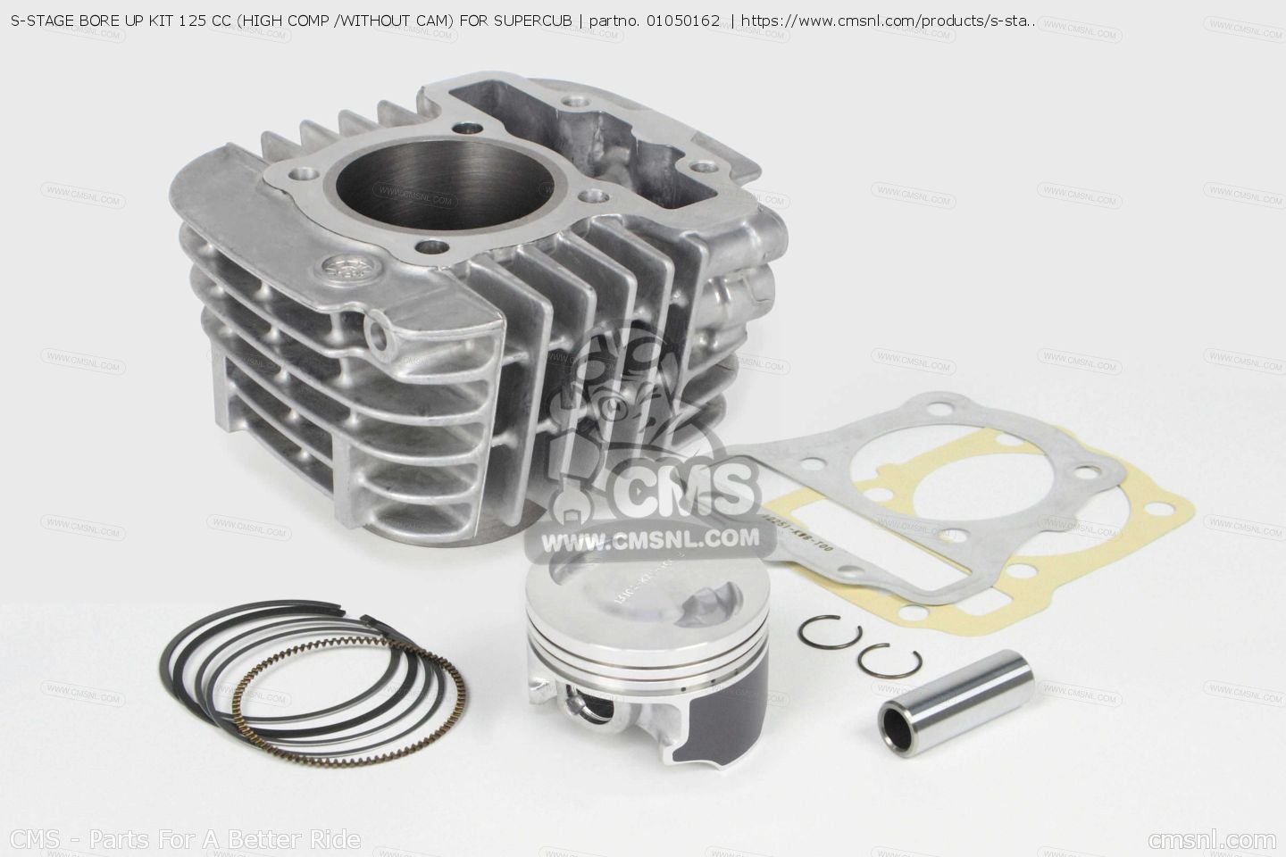 01050162 Sstage Bore Up Kit 125 Cc (high Comp /without Cam) For