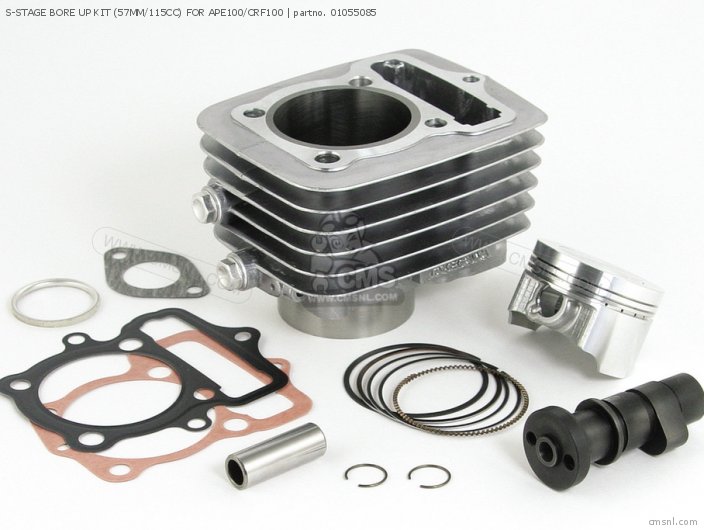 01055085 Sstage Bore Up Kit (57mm/115cc) For Ape100/crf100 Takegawa