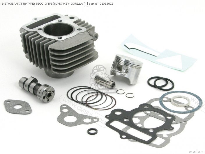 Takegawa S-STAGE V-KIT (B-TYPE) 88CC 3.1PS(6VMONKEY, GORILLA ) 01053002 Takegawa S-STAGE V-KIT (B-TYPE) 88CC 3.1PS(6VMONKEY, GORILLA ) 01053002