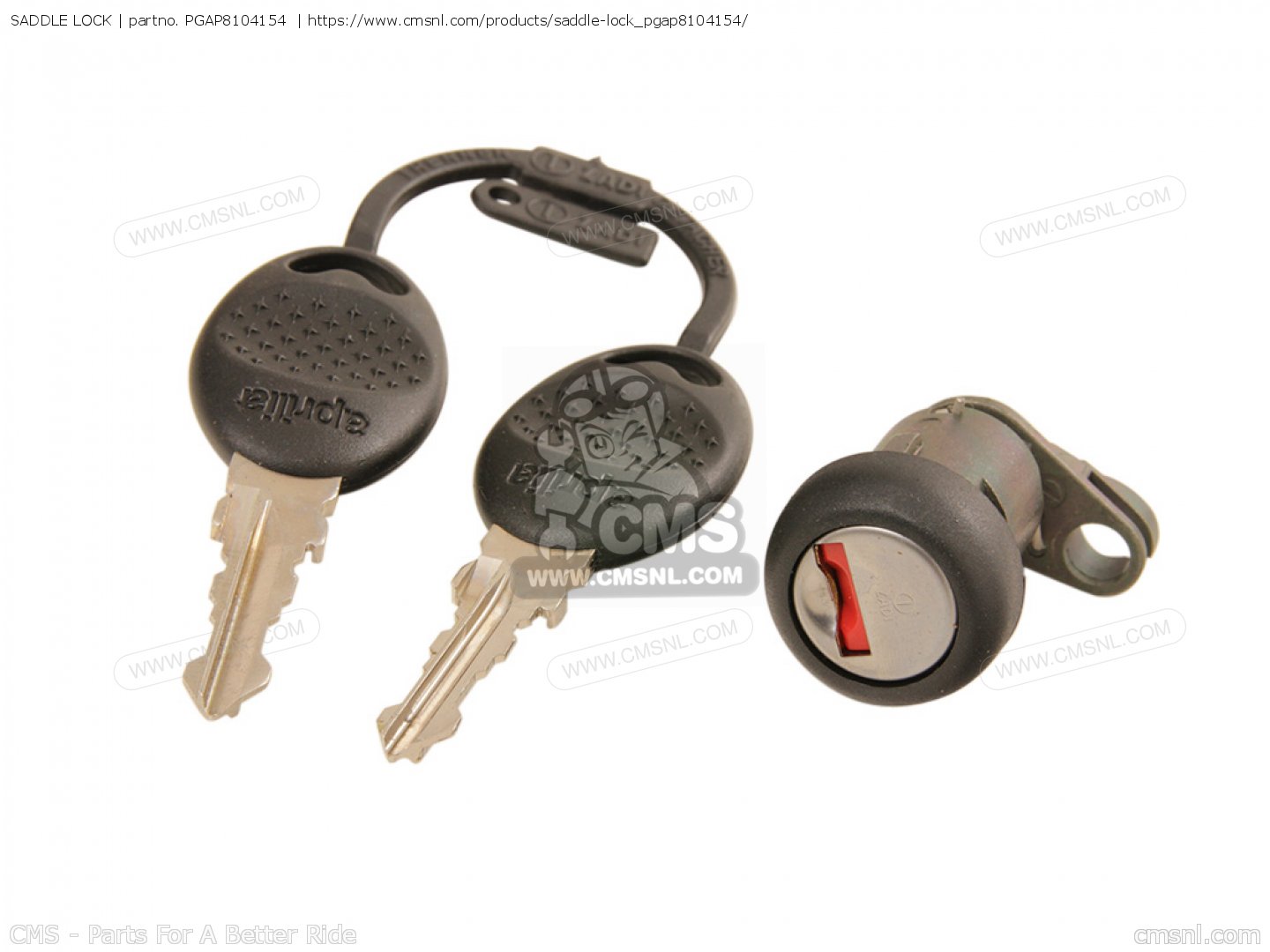 PGAP8104154: SADDLE LOCK Piaggio Group - buy the PGAP8104154 at CMSNL