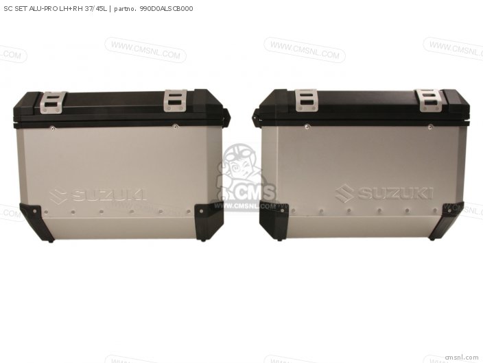 Suzuki SC SET ALU-PRO LH+RH 37/45L 990D0ALSCB000