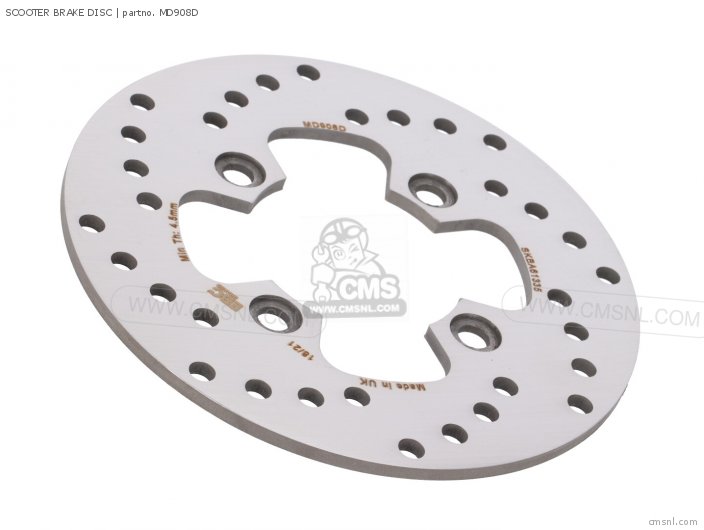 EBC Brakes SCOOTER BRAKE DISC (NAS) MD908D