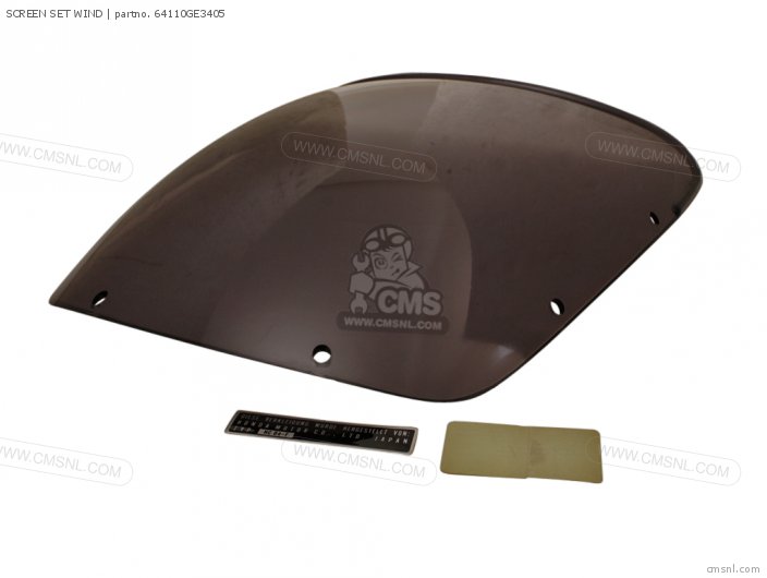 Honda SCREEN SET WIND 64110GE3405 Honda SCREEN SET WIND 64110GE3405