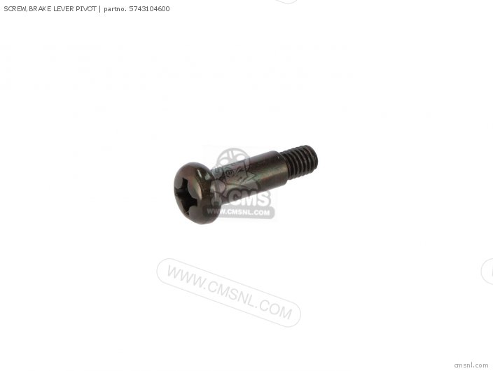 Suzuki SCREW,BRAKE LEVER PIVOT 5743104600