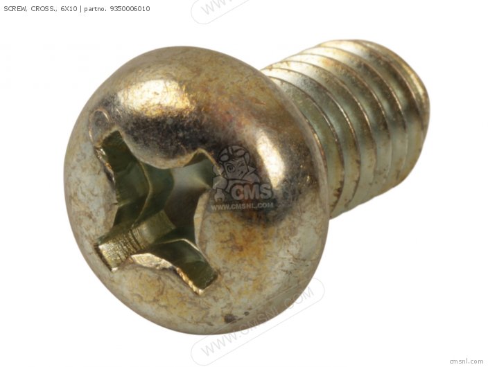 Honda SCREW,CROSS,6X10 9350006010