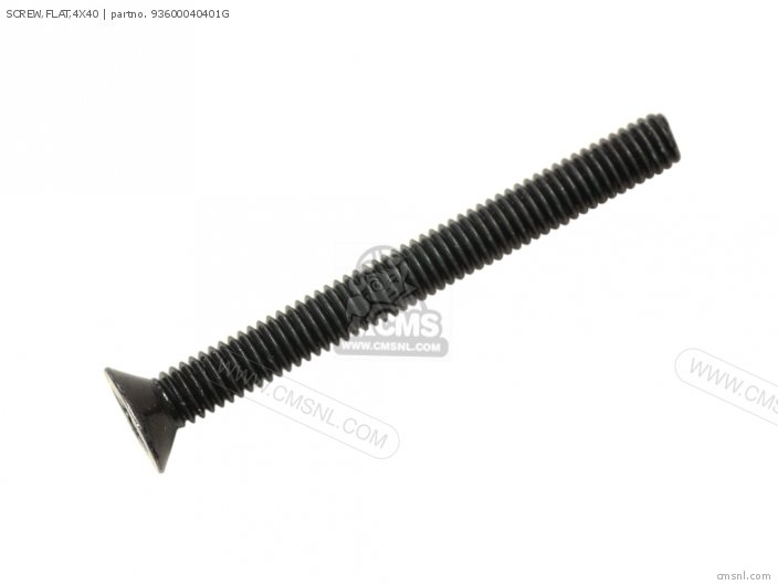 Honda SCREW,FLAT,4X40 93600040401G