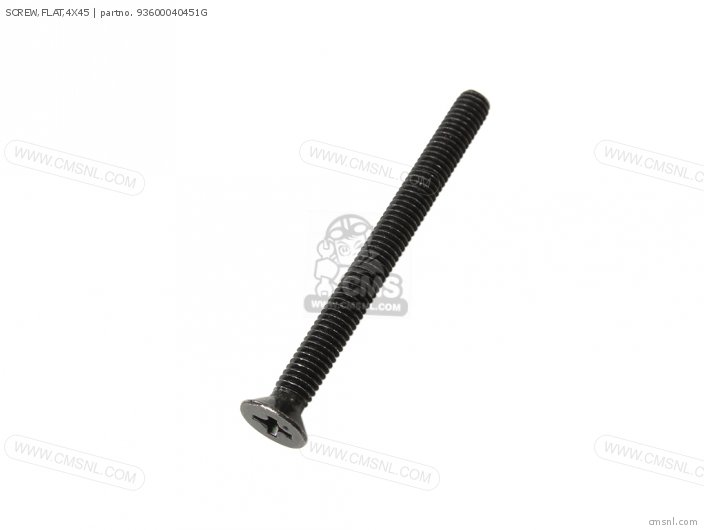 Honda SCREW,FLAT,4X45 93600040451G