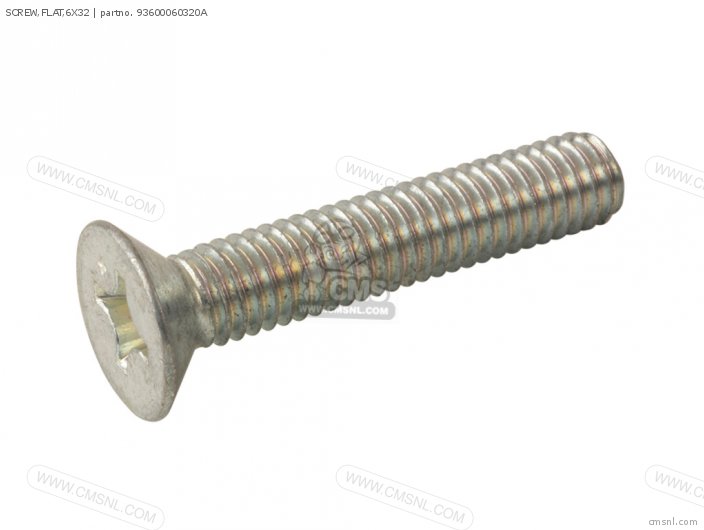 Honda SCREW,FLAT,6X32 93600060320A