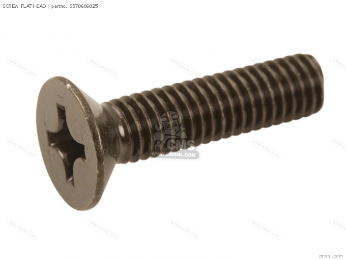 Yamaha SCREW FLAT HEAD 9870606025